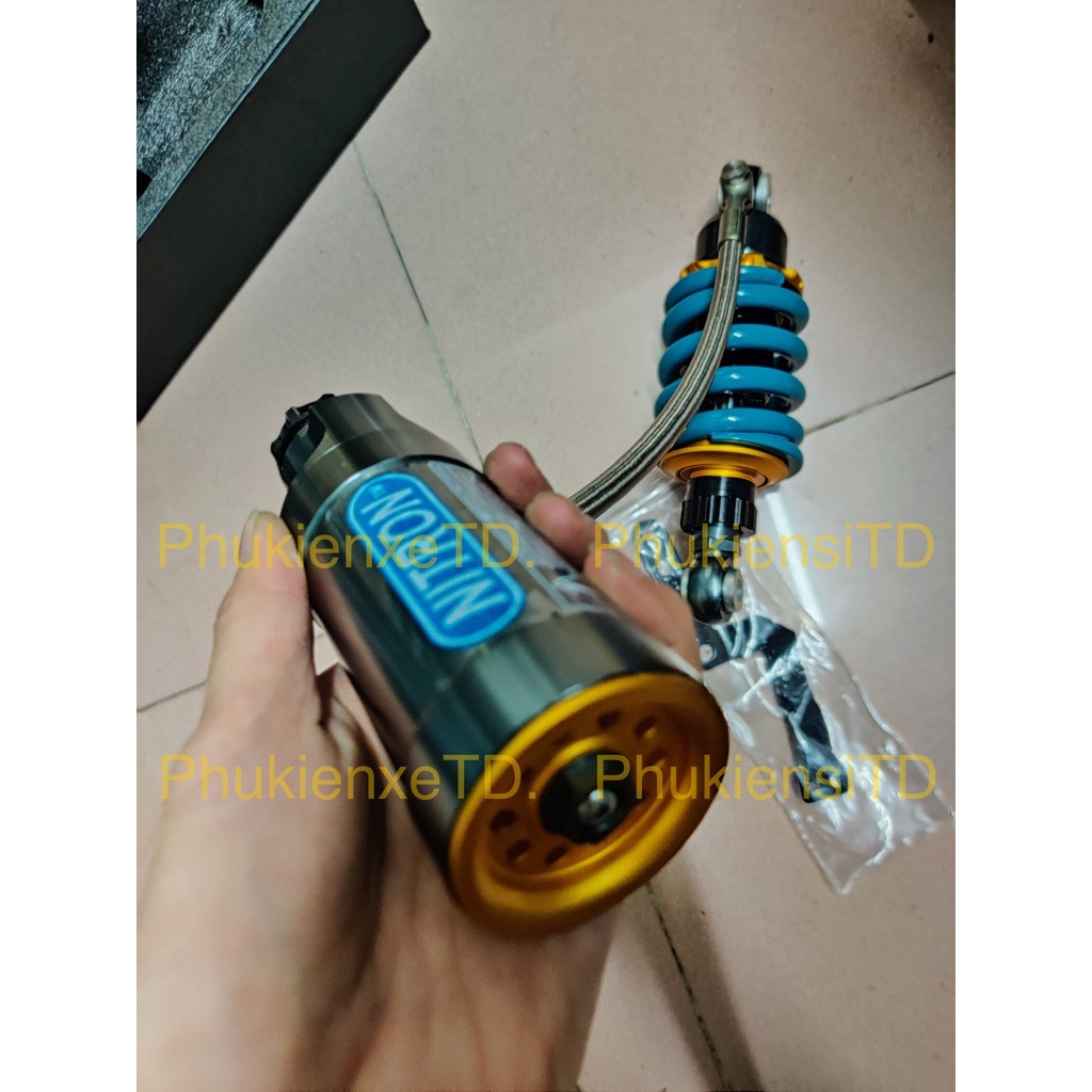 Phuộc Nitron xoay 360° lắp Raider Satria Ex135 Sonic Winner WinnerX WinnerV1 Ex150 Ex155 Ex2011 Ex nhỏ...