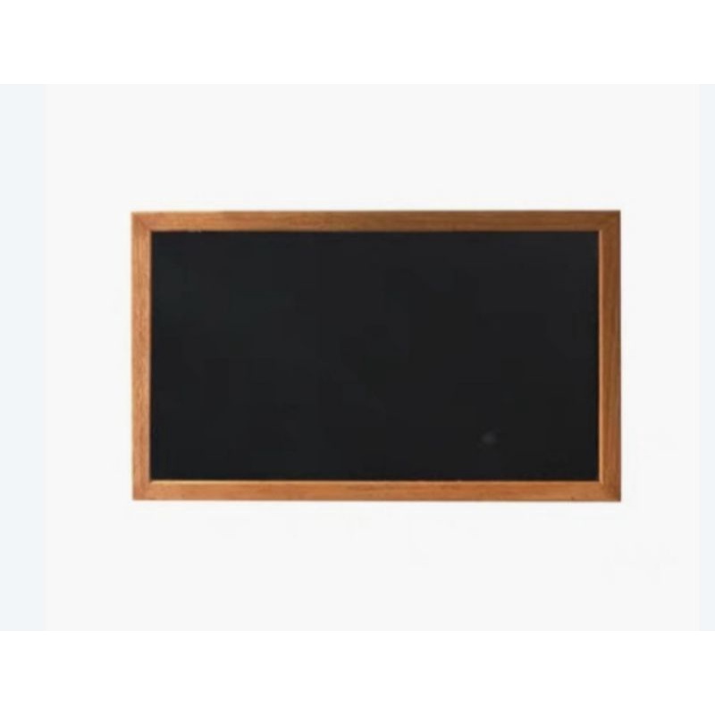 Bảng menu đen khung gỗ. bán kèm giá vẽ