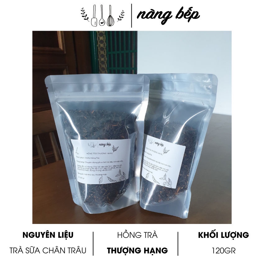 Hồng Trà, Trà Đen Nguyên Liệu Làm Trà Sữa Trân Châu THƯỢNG HẠNG - Nàng Bếp 120gr | BigBuy360 - bigbuy360.vn