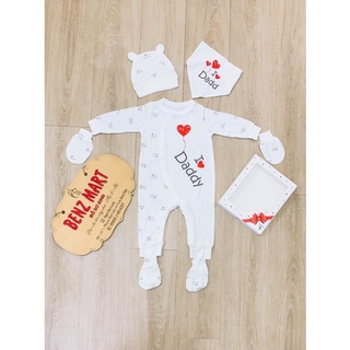 Set body sơ sinh Moon 5 chi tiết