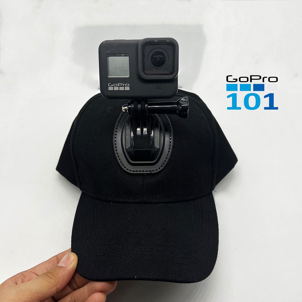 Nón kết có Đế gắn GoPro, Actioncam - Gopro101 - inoxnamkim