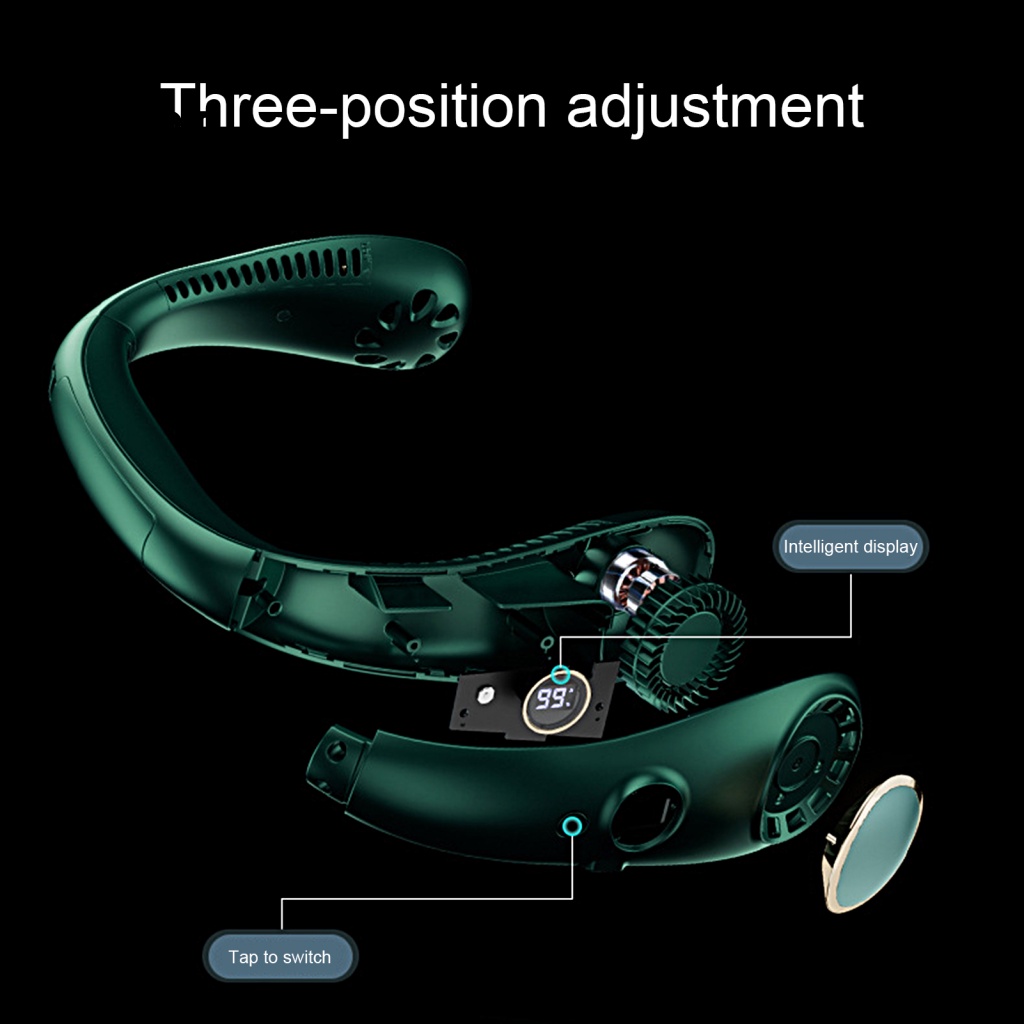 Quạt USB Không Cánh Xoay 360 Độ Siêu Nhẹ Tiện Dụng Cắm Trại