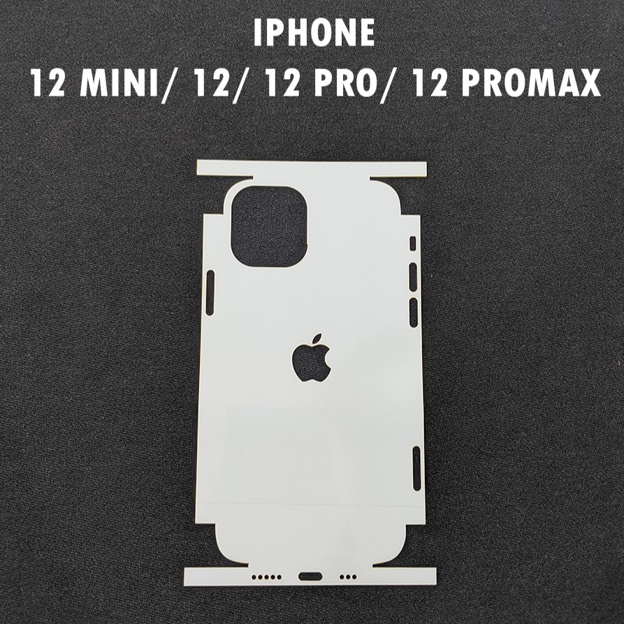 Dán siêu dính PPF chống xước iPhone 12 Mini 12 12 Pro 12 Promax full lưng viền