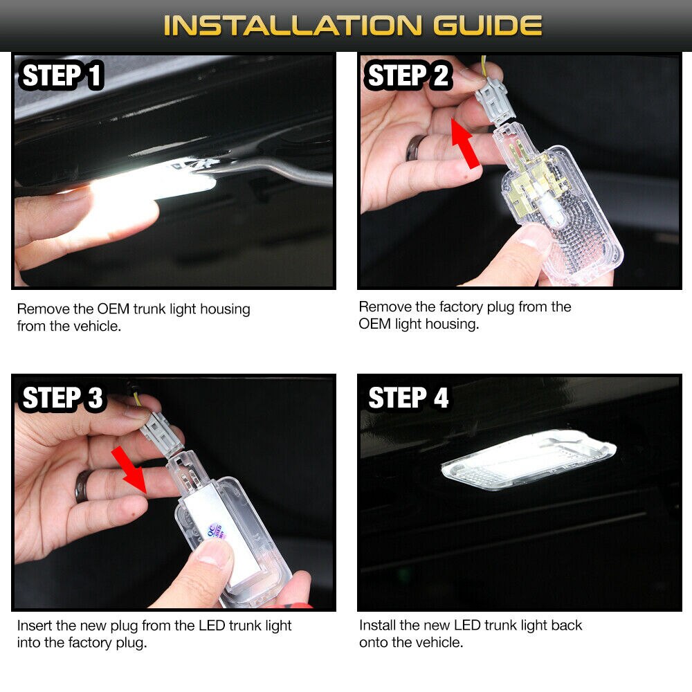 Đèn LED Gắn Cốp Xe Hơi Honda Civic Accord City CR-Z CR-V Jazz Fit Crosstour FR-V HR-V Insight