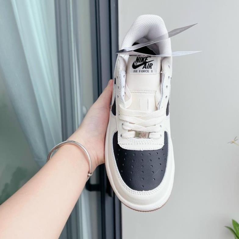 Giày Af1 Panda đen trắng đế viền nâu (RS) | BigBuy360 - bigbuy360.vn