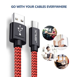 Dây Cáp Sạc Micro Usb JSAUX Dài 2m Cho Điện Thoại Android