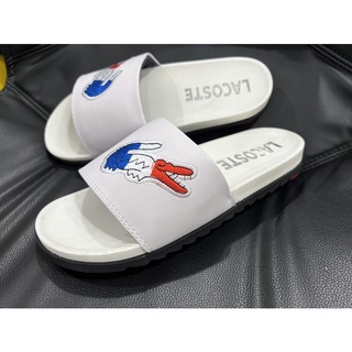 Dép quai ngang Lacoste🐊 logo thêu