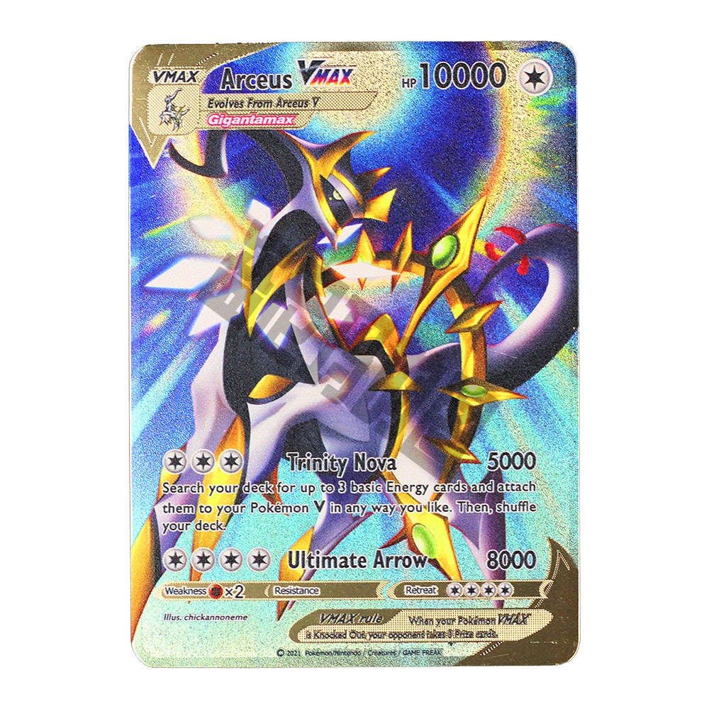 ✨✨Bộ Sưu Tập Thẻ Bài Pokemon 10000P Arceus Vmax Độc Đáo Thú Vị