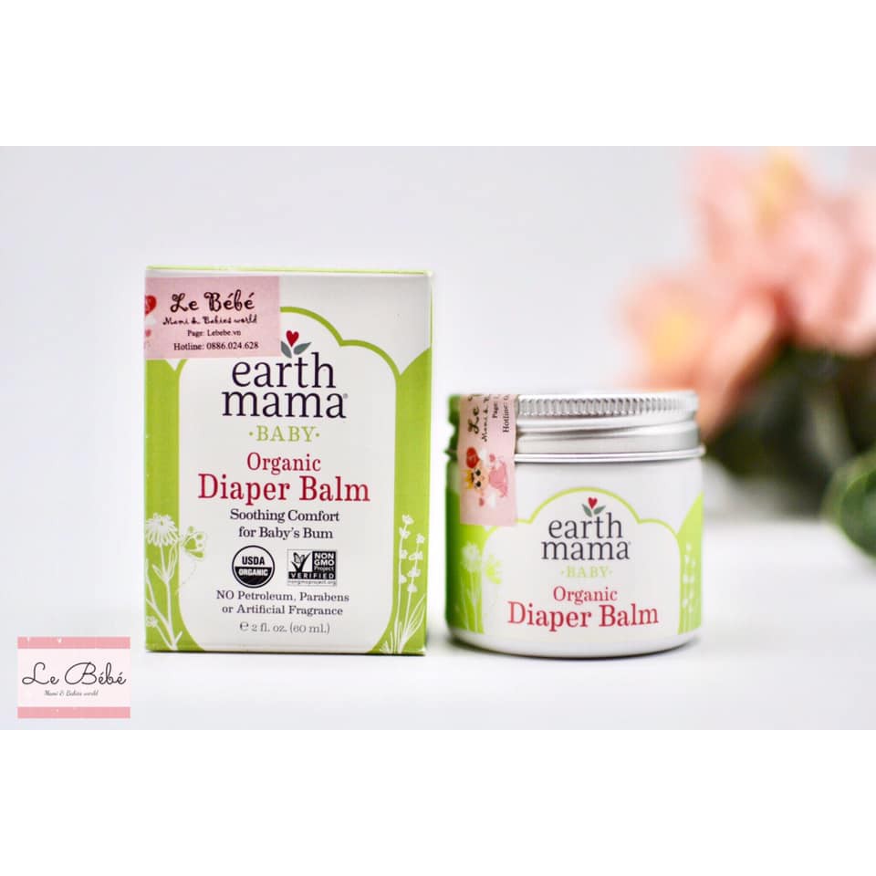 Kem hăm cho bé từ sơ sinh Earth Mama Diaper