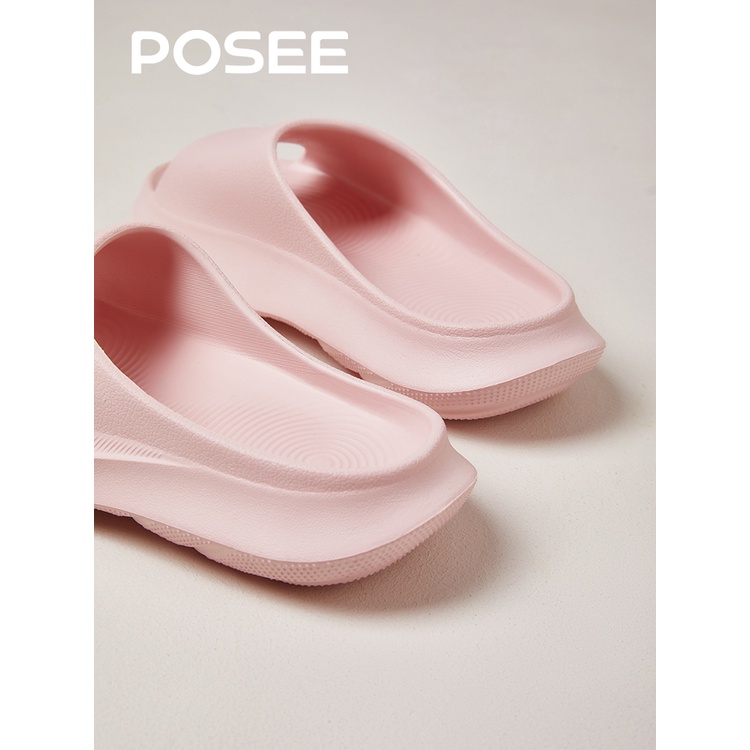 Dép bánh mì POSEE Air PS5818W 100g EVA dày siêu nhẹ chống trượt thời trang đi trong nhà cao cấp dành cho nam và nữ