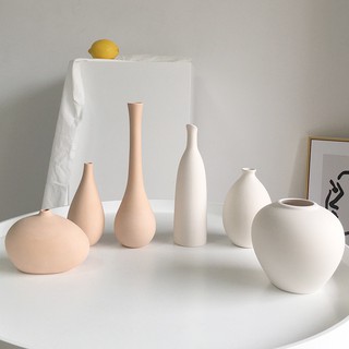 Bình Gốm Mộc Dáng Méo - Decor Trang Trí - Cắm Hoa Khô Rất Đẹp ( Nhiều Mầu - Nhiều Dáng )