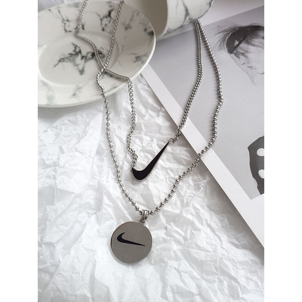 Dây Chuyền Mặt Đĩa Tròn/ Hình Logo Nike Phong Cách Hip Hop 22217 | BigBuy360 - bigbuy360.vn
