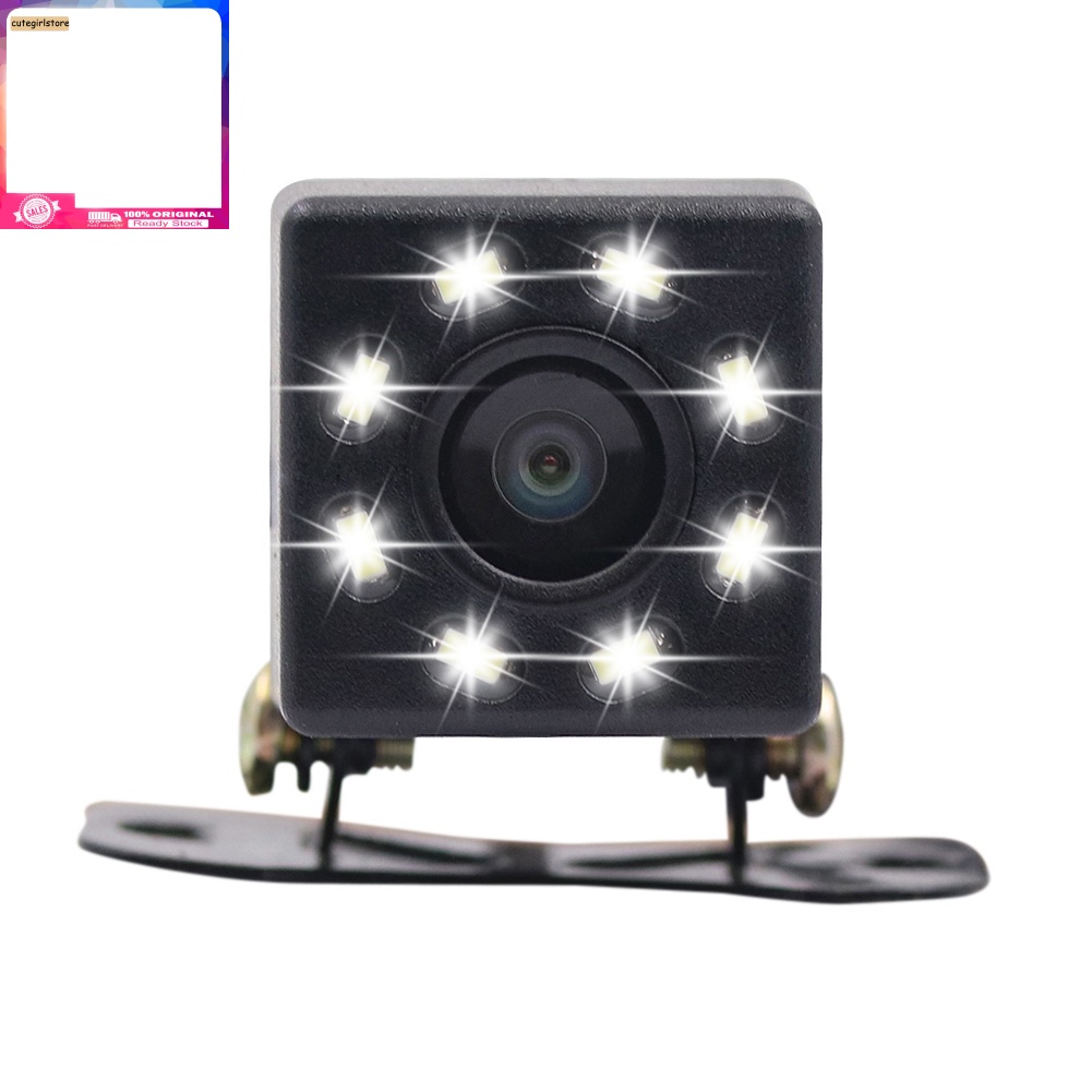 Camera chiếu hậu 8 bóng LED hỗ trợ tầm nhìn ban đêm dễ thương cho xe hơi | BigBuy360 - bigbuy360.vn