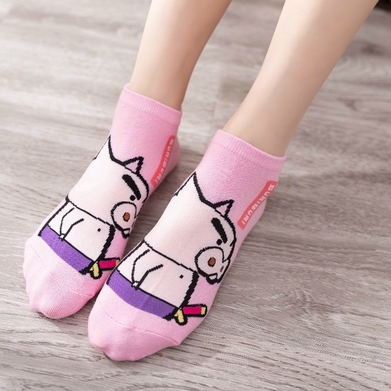 Vớ Cổ Ngắn In Hình Hoạt Hình Dễ Thương Cho Nam Và Nữ