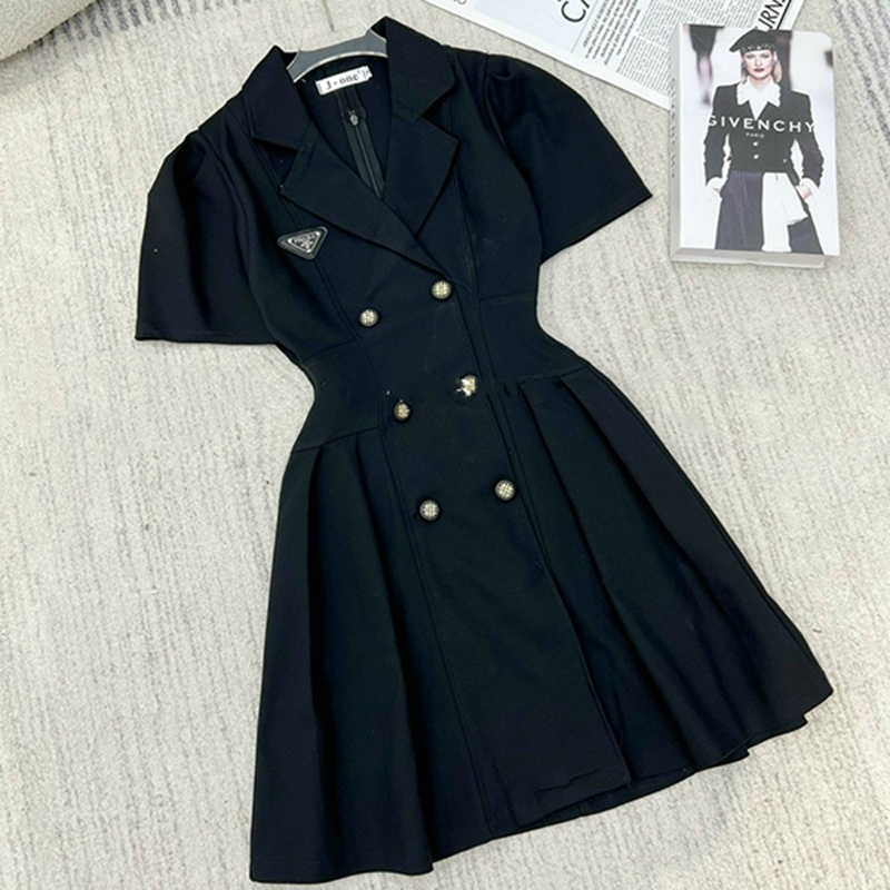 Váy Kaki Cổ Vest Dáng Xòe Hàng Quảng Châu V2044-Teen 888