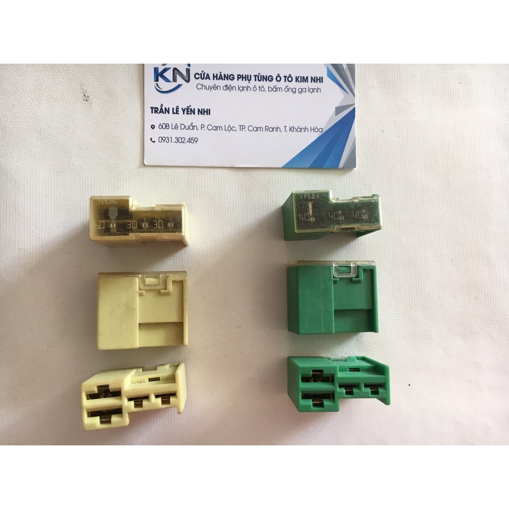 Cầu chì 3 liên kết chữ L hàng bãi