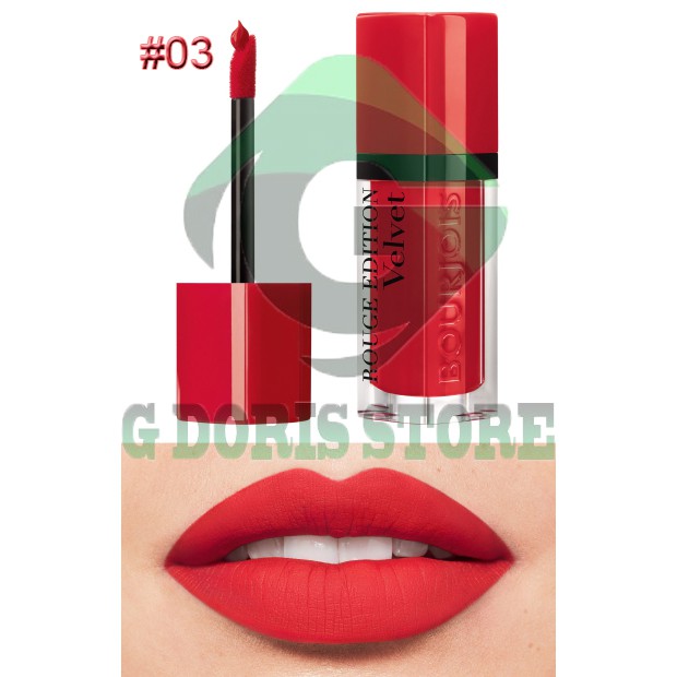 [Màu 03] Son BJ #03 - Bourjois Rouge Edition Velvet - Hàng Chuẩn Auth