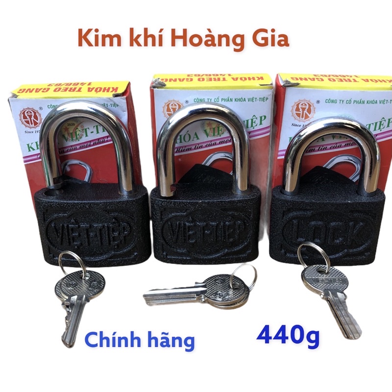 Khoá cổng VIỆT TIỆP 440g mã 63-khoá cửa cổng chống trộm an toàn cho gia đình bạn hàng VIệt Nam-sản phẩm chính hãng