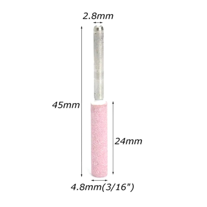 Set 10 Đá Mài Lưỡi Cưa Xích 4.8mm 3 / 16