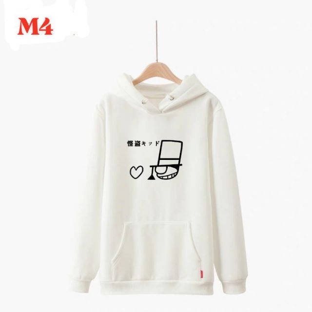 Áo Hoodie Dài Tay Thám Tử Lừng Danh Conan ( IN THEO YÊU CẦU)