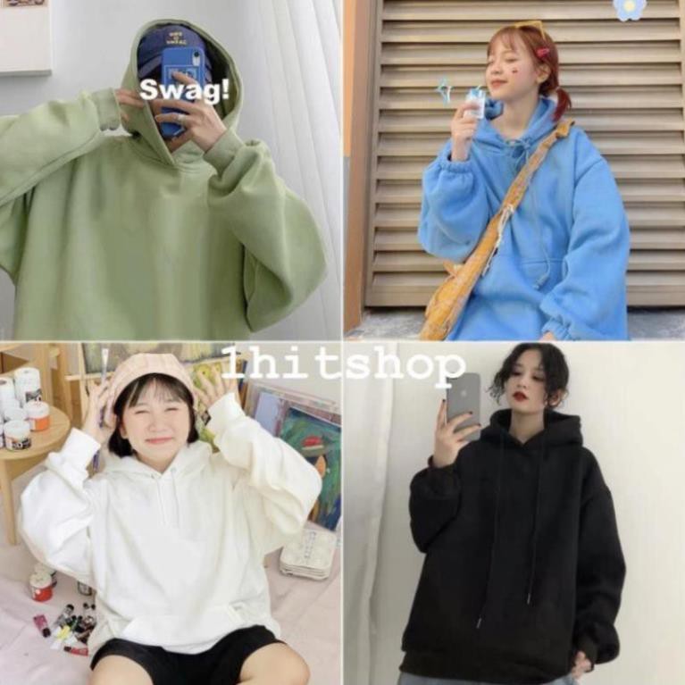 Áo HOODIE BASIC Trơn 8 Màu UNISEX