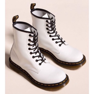 Giày Boots trắng Dr.1460 white cao cổ