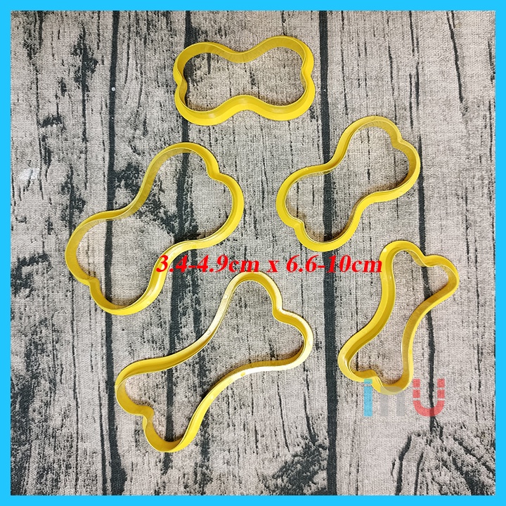 HCM - Khuôn nhấn bánh quy, cookies, fondant trang trí hình Xương chó, hòm Thư, chân chó, mây nhiều mẫu...dễ thương