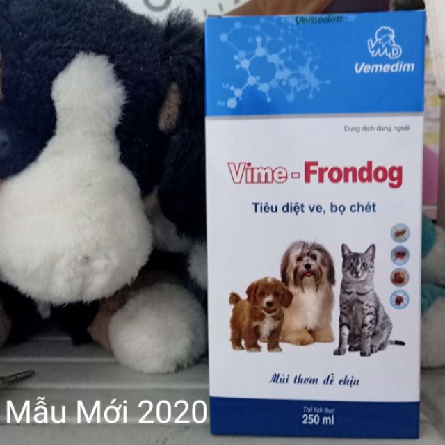 THUỐC XỊT DIỆT VE BỌ CHÉT TRÊN CHÓ MÈO DÊ BÒ HEO VIME FRONDOG