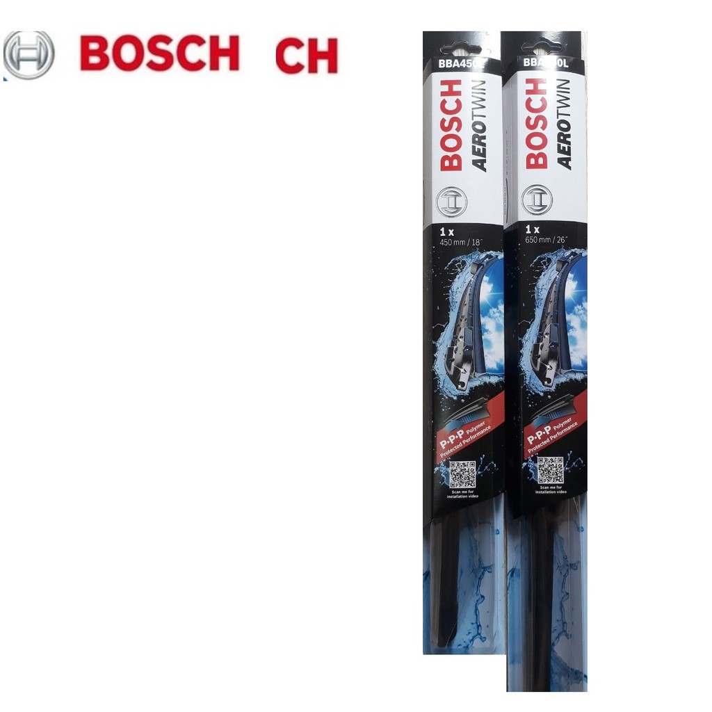 Bộ 2 Gạt mưa cho xe  KIA SEDONA sản xuất từ đời 2006 đến 2016 BOSCH AEROTWIN Chính Hãng  ( 18” = 450mm + 26” = 650mm )