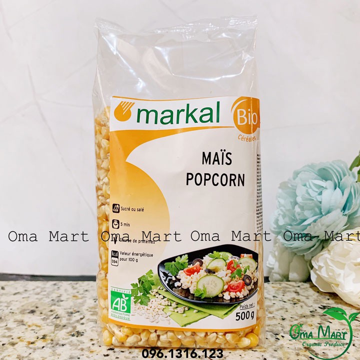 Ngô nổ bỏng hữu cơ Markal 500g