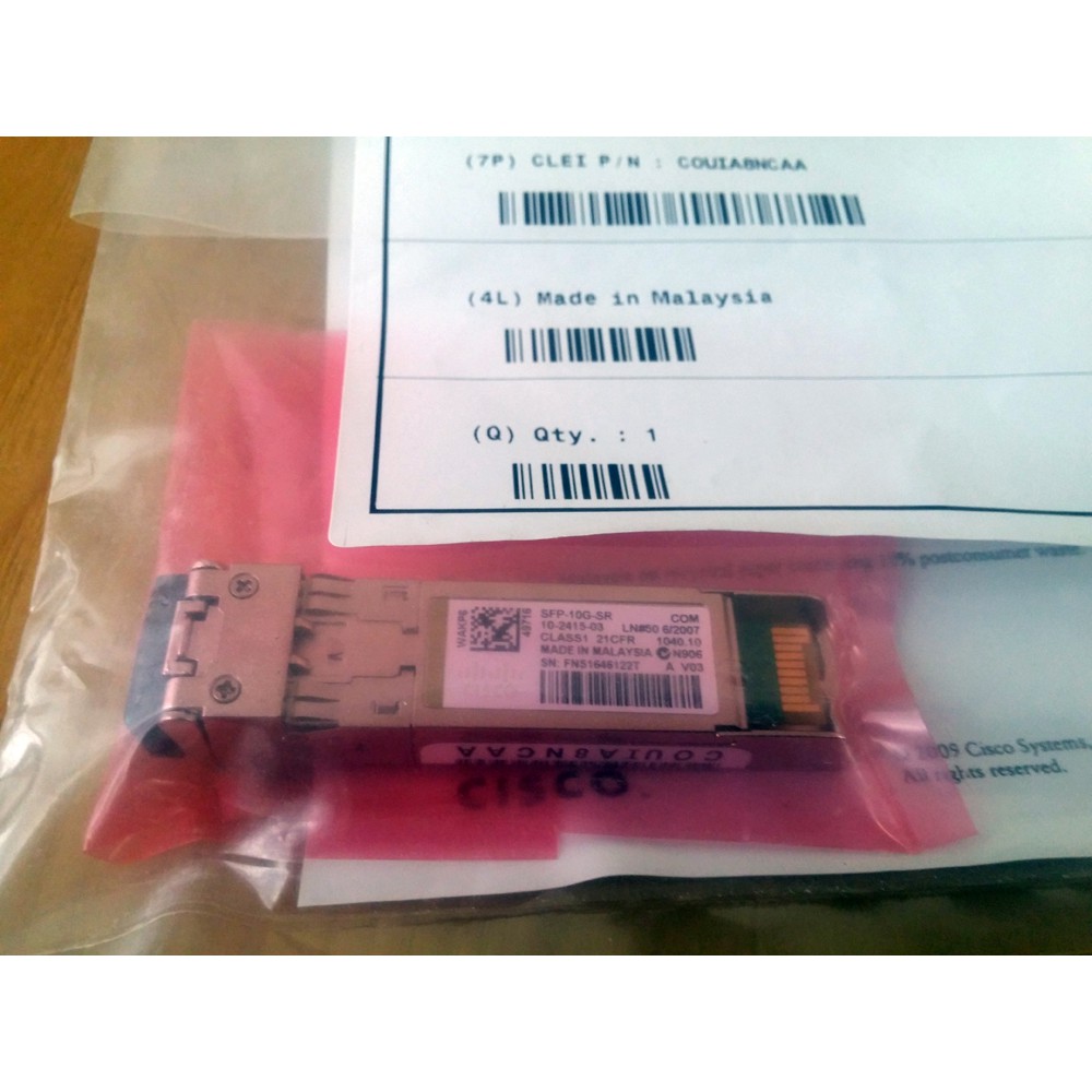 SFP-10G-SR Module quang Cisco MMF