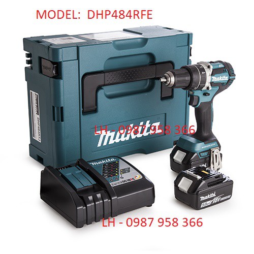 Máy khoan búa chạy pin Makita DHP484RFE