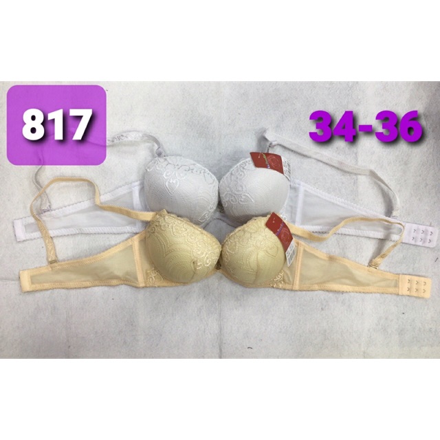 Áo ngực (817) ren mút dày cài sau 2 móc