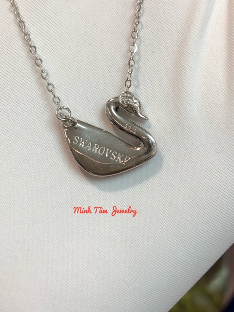 Bông tai thiên nga đen bạc S925 cao cấp