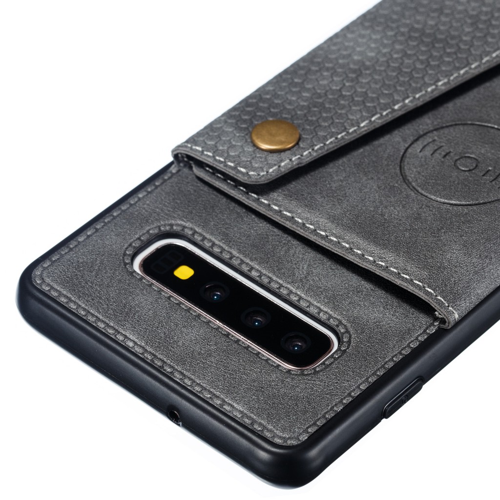 Ốp Điện Thoại Có Ngăn Đựng Thẻ Cho Samsung Galaxy S10 Plus S20 FE S21 Ultra