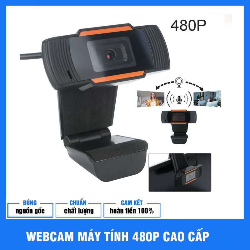 Webcam Máy Tính FHD 1080P 720p 480PCamera Có Mic - Học Online ZOOM, Trực Tuyến, Gọi Video, Hình ảnh sắc nét