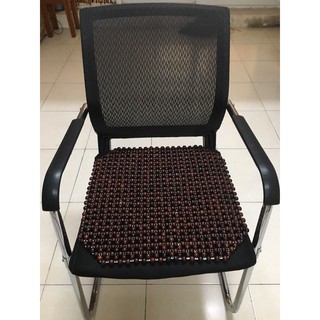 Miếng Lót Ghế Văn Phòng Gỗ Trắc Bóng Cao Cấp Hạt 12ly - Mian.vn ( Hình thật )