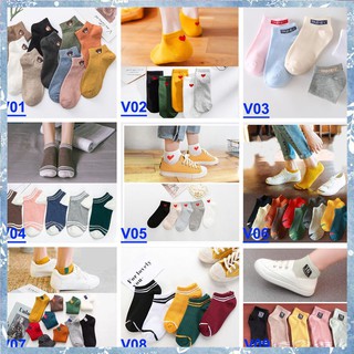 20 mẫu set 10 đôi tất nữ 20 phong cách hàn quốc