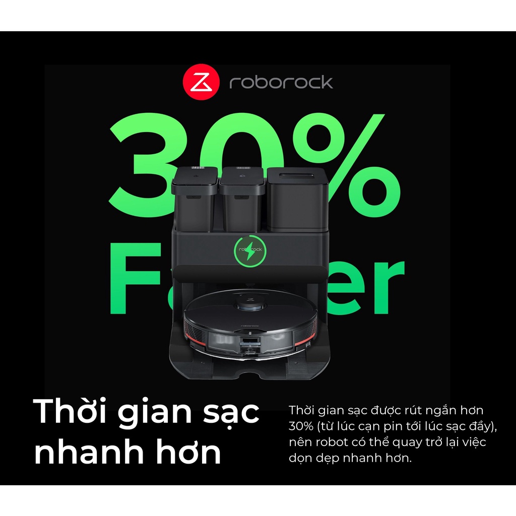 [Mã ELHA10 giảm 6% đơn 5TR] Dock sạc thông minh robot hút bụi Roborock S7 MaxV Ultra