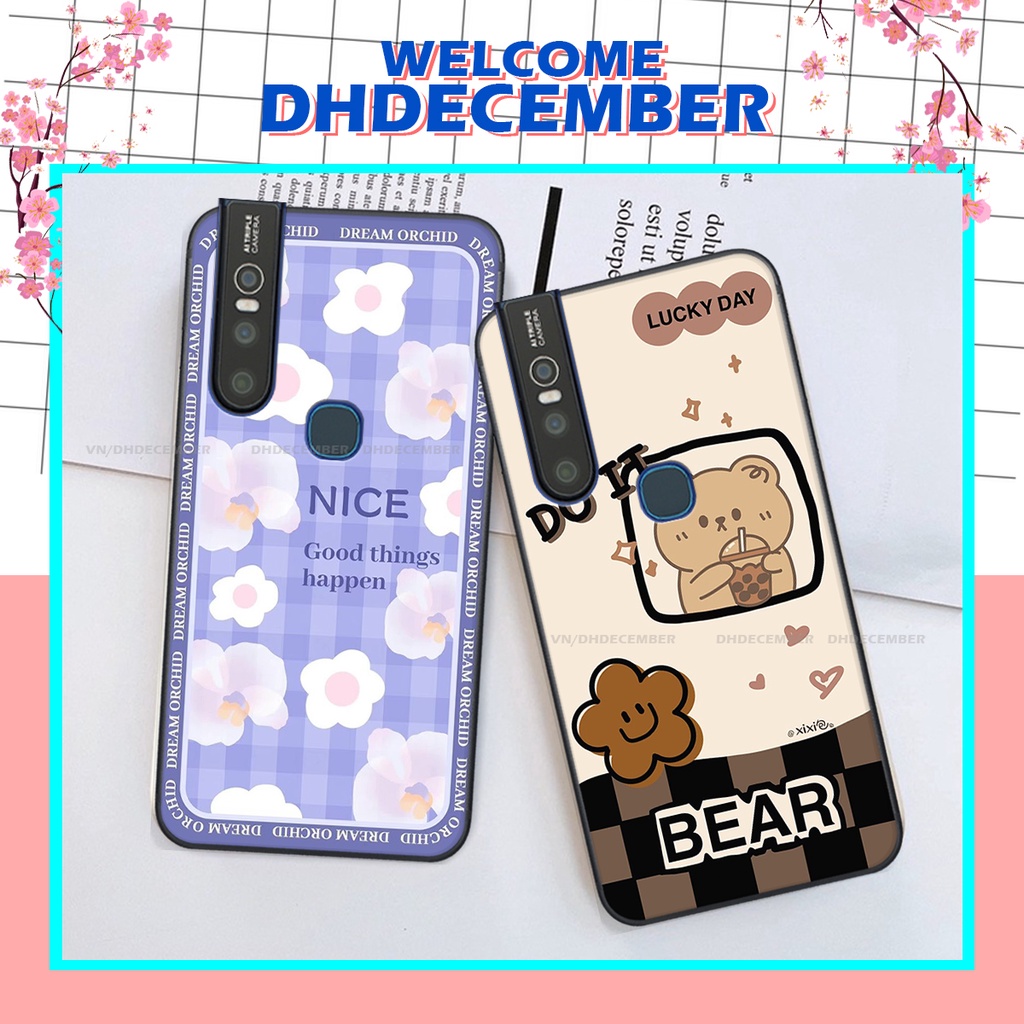 Ốp lưng Vivo V15 / V15 PRO in hình gấu K@ws, gấu nâu, dor@emon RẺ- ĐẸP- BỀN