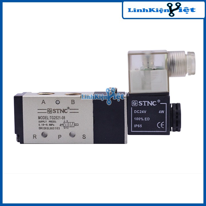Van Điện Từ Khí Nén STNC TG2521-08 Điện Áp 24V/220V