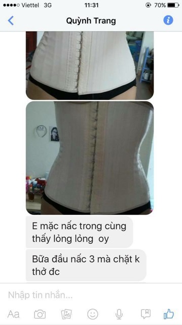 [THANH LÝ- MẤT HỘP MỚI 90% - KHÔNG BẢO HÀNH.) Đai Nịt Bụng Latex 25 Xương công nghệ ITALY.