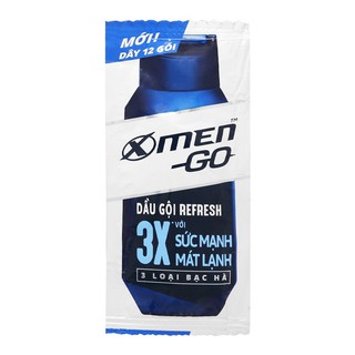 1 dây dầu gội Refresh X-Men Go 3X mát lạnh