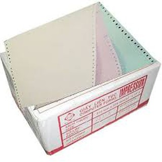 Giấy in liên tục khổ 210 3 liên