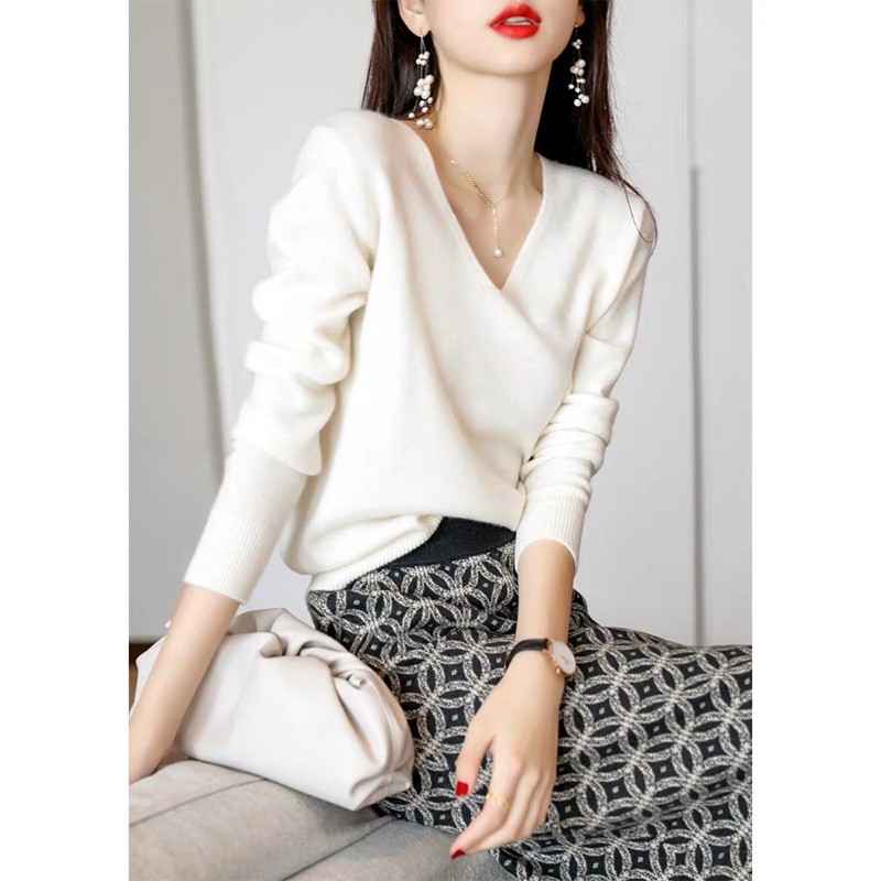 [ QUỐC TẾ ] áo len lên dáng siêu xinh  form rộng