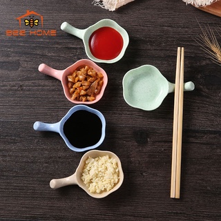 Chén đựng gia vị lúa mạch mini có tay cầm - beehome - bát đựng nước chấm