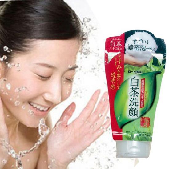 Sửa Rửa Mặt Trà Xanh ROHTO Shirochasou Nhật Bản - 120g | BigBuy360 - bigbuy360.vn