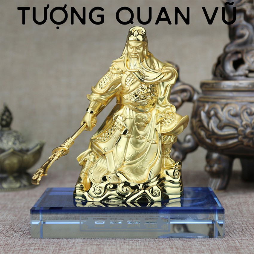 Tượng Quan Vũ Nước Hoa Để Taplo Xe Ô Tô