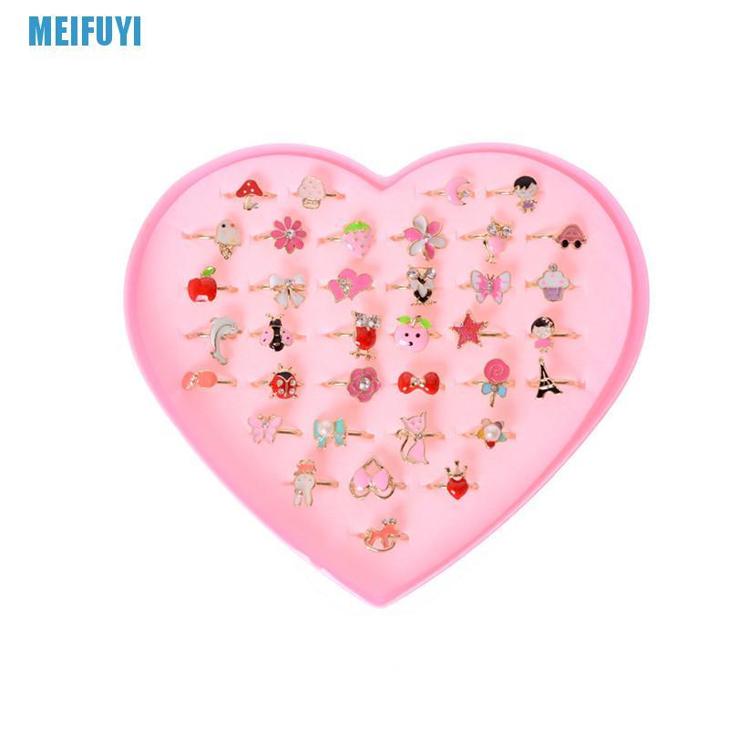 Set 2 Nhẫn Hợp Kim Tùy Chỉnh Thời Trang Cho Bé