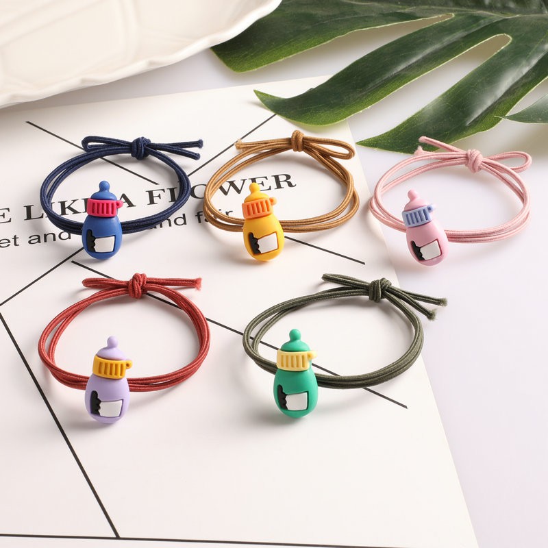 Thun Dây Buộc Tóc Chun Buộc Tóc Bình Sữa